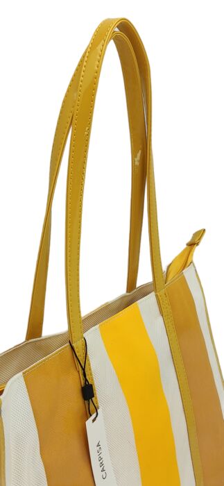 Carpisa Shopping Bag colore GIALLO Dim: 30 h x40 x15 cm
