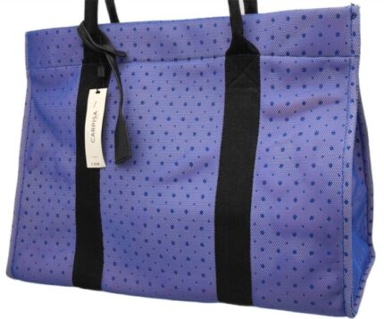 Carpisa Shopping Bag colore arancione e viola Dim: 30 h x40 x15 cm