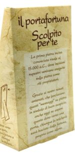 DEDICA AL PAPA' PIETRA SCOLPITA 15 X 7,5 cm.