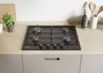 Piano Cottura a Gas 4 Fuochi da 60 cm Nero Serie Timeless