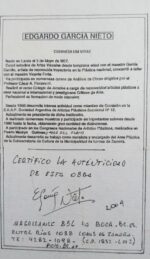 DIPINTO OLIO SU TELA BY EDGARDO GARCIA NIETO