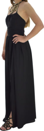 ABITO ELEGANTE SMANICATO NERO LUNGO HELLEN BARRETT