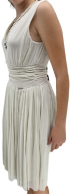 ABITO CORTO BEIGE SENZA MANICHE BY HELLEN BARRETT