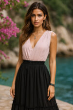 ABITO DONNA LUNGO CERIMONIA ELEGANTE BY HELLEN BARRETT TAGLIA :