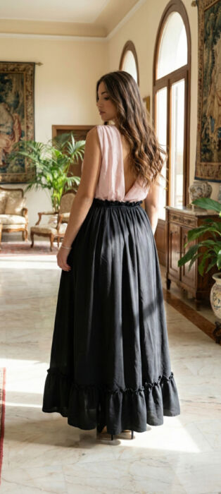 ABITO DONNA LUNGO CERIMONIA ELEGANTE BY HELLEN BARRETT TAGLIA :