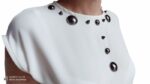 BLUSE DONNA BIANCO DAL TAGLIA DRITTO BY