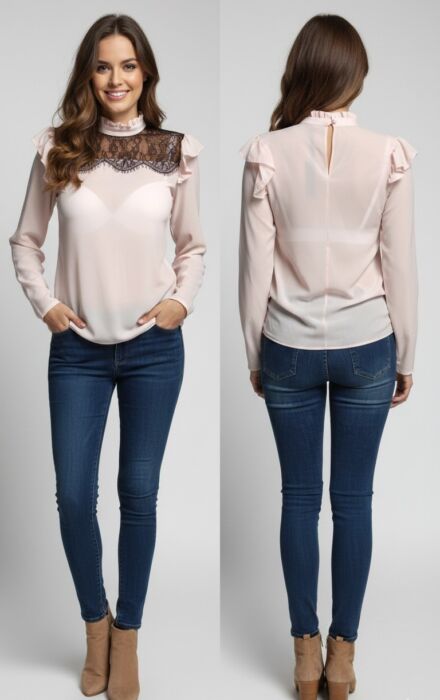 product-20254-0-7fcaf726-700 CAMICETTA DONNA ROSA MANICHE LUNGHE