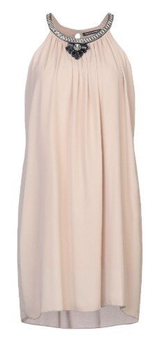 product-20381-0-65323f0e-500 Robe rose poudré de style empire à col halter.