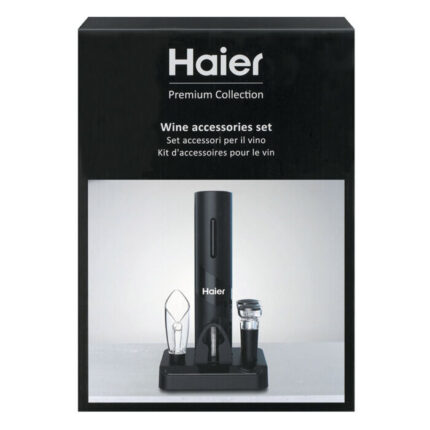 Set Vino Elettrico Ricaricabile Apribottigli HAIER