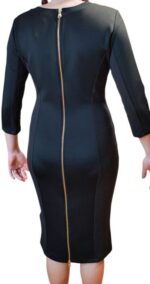 tubino nero a maniche a tre quarti by originale marines
