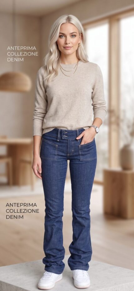 PANTALONI JEANS DONNA STILE ORIGINALE