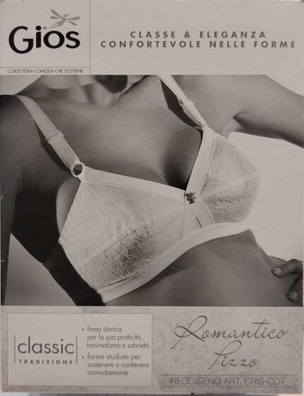 REGGISENO CLASSIC TRADIZIONALE ROMANTICO PIZZO