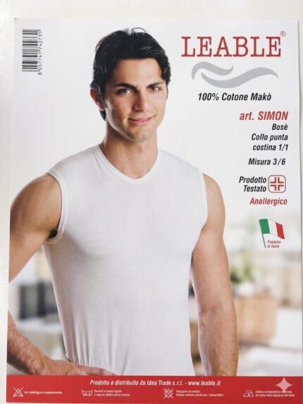 T-SHIRT LEABLE SIMON SMANICATA COTONE