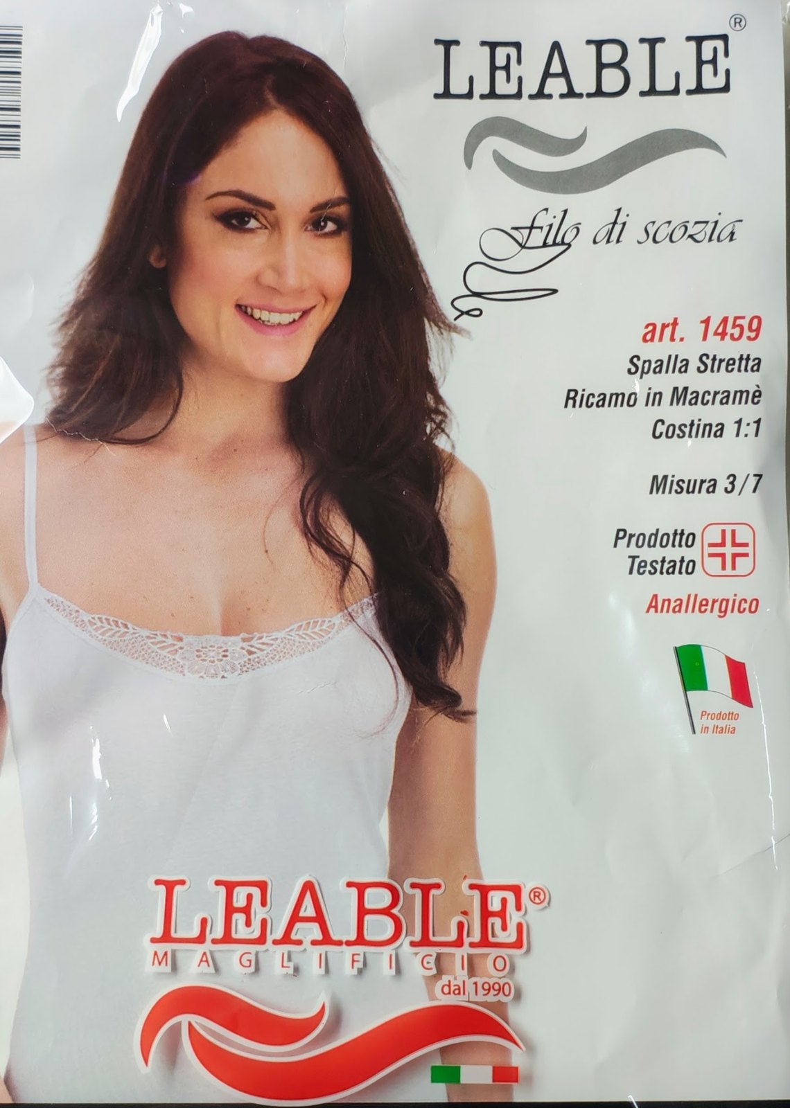CANOTTA DONNA SPALLA STRETTA RICAMO IN MARCRAME’ CANOTTA DONNA SPALLA STRETTA RICAMO IN MARCRAME'