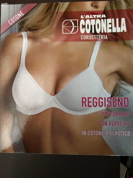 L'ALTRA COTONELLA CORSETTERIA REGGISENO PREFORMATO CON FERRETTO  IN CTONE BIELASTICO - JAINE