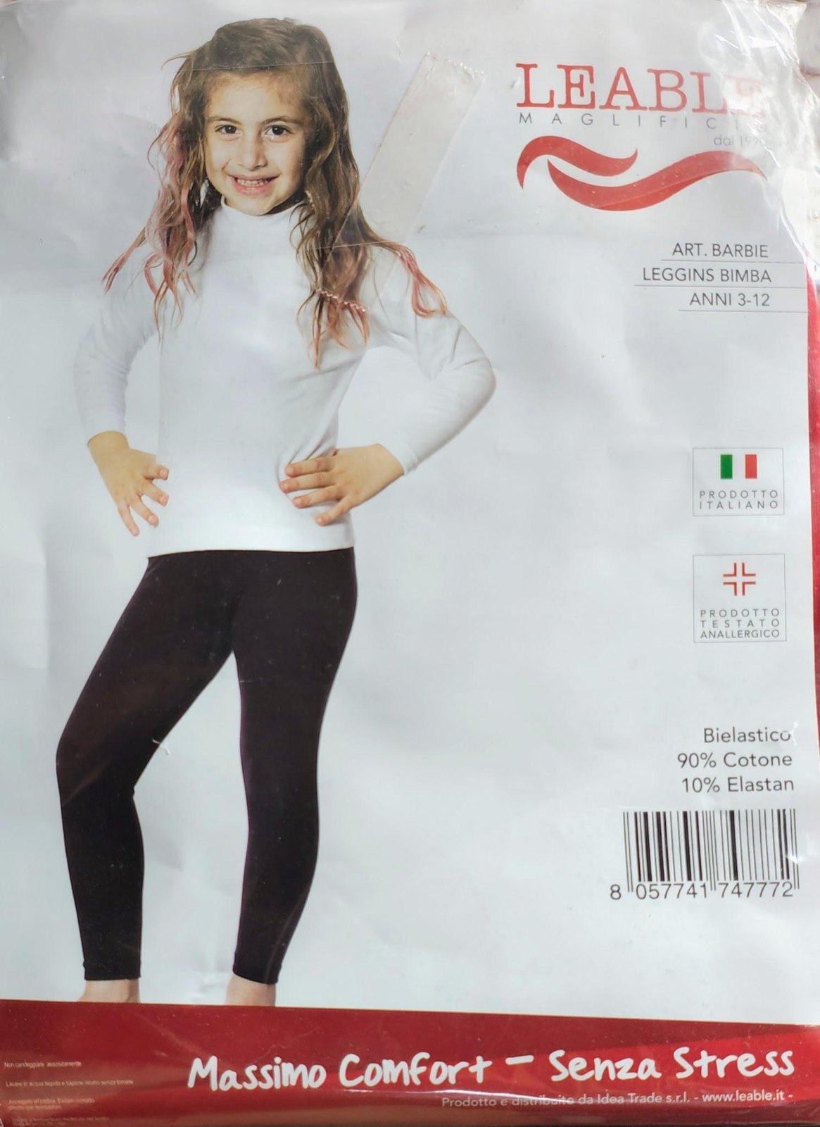 LEABLE MAGLIFICIO LEGGINS BAMBINA LEABLE MAGLIFICIO LEGGINS BAMBINA