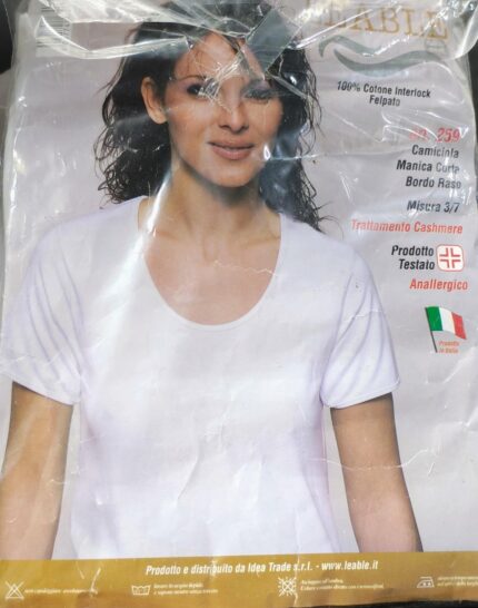 LEABLE TRATTAMENTO CASHMERE MANICA CORTA