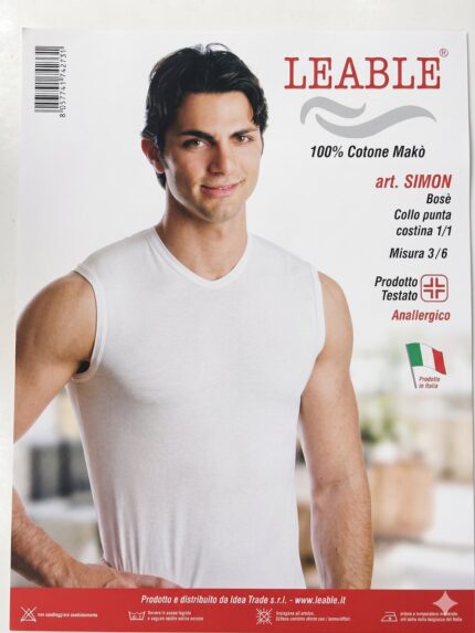 T-SHIRT LEABLE SIMON SMANICATA COTONE
