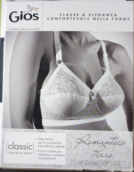 gios art. lara reggisseno classe & eleganza confortevole nelle forme