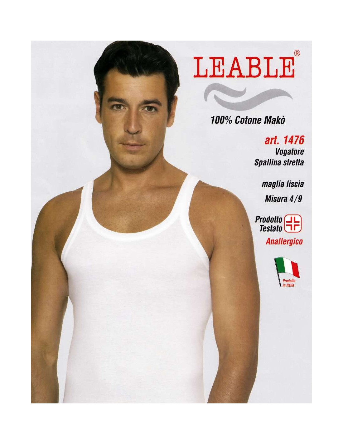 30291_canotta_leable CANOTTA LEABLE B. 100 % COTONE MAKO'