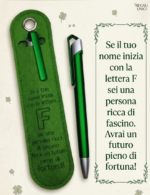 Penna a Sfera con Dedica – Lettera F - foto 3