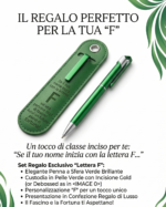 Penna a Sfera con Dedica – Lettera F - foto 2