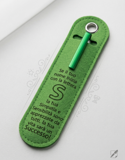 Penna a Sfera con Dedica – Lettera S