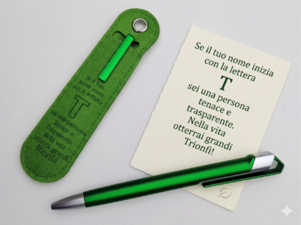 Penna a Sfera con Dedica – Lettera T