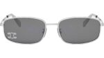 OCCHIALI DA SOLE CELINE UNISEX TRIOMPHE CL40285U 16A STRUTTURA ARGENTO STRASS
