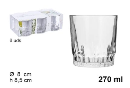 Set 6 Bicchieri Montecarlo 270 ml - foto 2