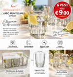 Set 6 Bicchieri Montecarlo 270 ml - foto 6
