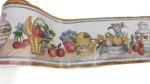 BORDURES ADHÉSIVES AUX FRUITS H. 5,3 cm.x 10 mt