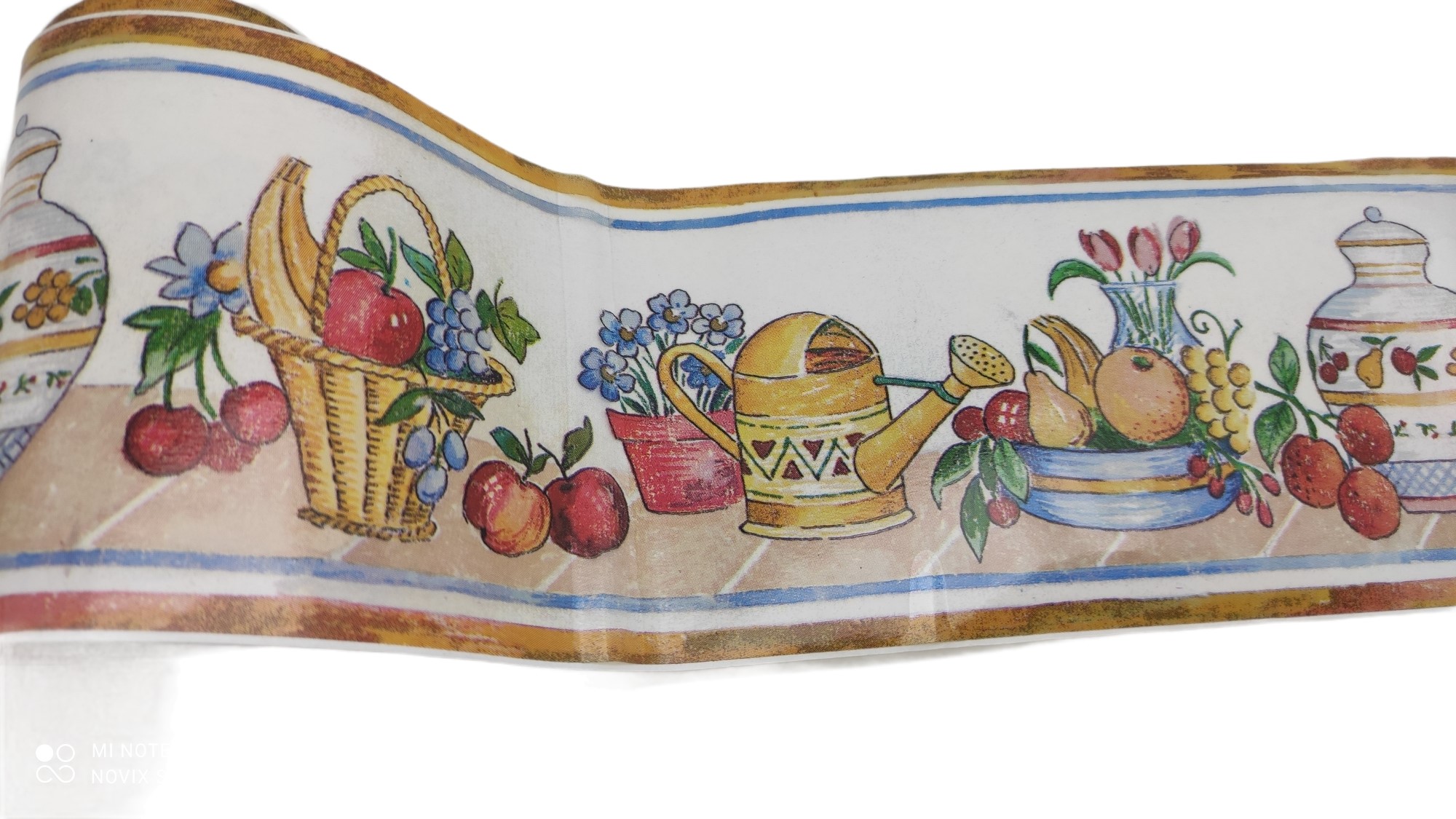 BORDI_ADESIVI_CON_LA_FRUTTA_173375_01 BORDURES ADHÉSIVES AUX FRUITS H. 5,3 cm.x 10 mt