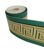 BORD ADHÉSIF VERT GREC H. 5,3 cm.x 10 mt - foto 2