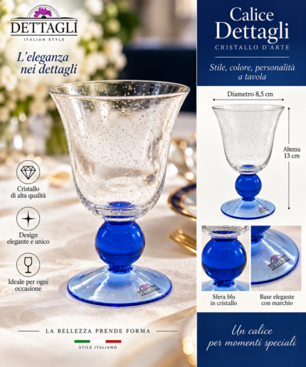 Calice Dettagli – Cristallo d’Arte