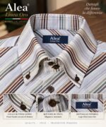 Camicia Uomo Alea Linea Oro a Righe Multicolore - foto 2
