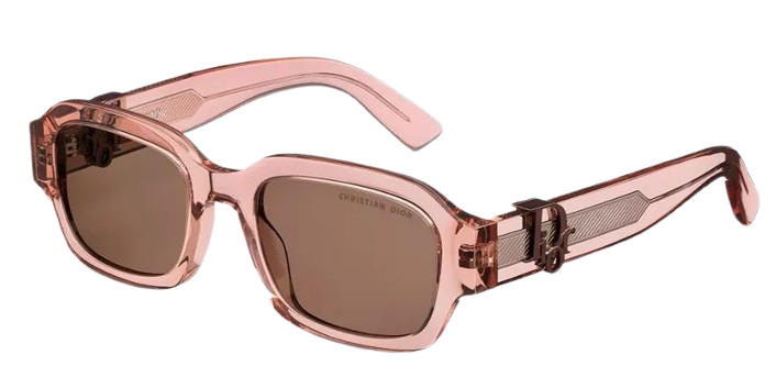 DIOR DiorOblique S2I 40F0 52 Rosa Trasparente Marrone