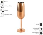 Set 6 Calici Acciaio Inox Rose Gold ECHTWERK - foto 3