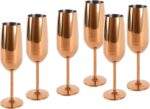 Set 6 Calici Acciaio Inox Rose Gold ECHTWERK - foto 2