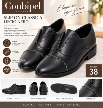 SCARPE DONNA CONBIPEL VERA PELLE CLASSICHE - foto 2