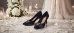 DECOLTE FELIROSE IN CAMOSCIO NERO TACCO 8 CM - foto 3
