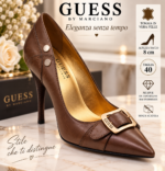SCARPE GUESS TOMAIA PELLE ALT. TACCO 9 CM - foto 3
