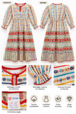 ABITO VESTITO FOLK 3-4 ANNI – Image 5