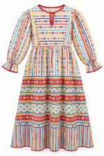 ABITO VESTITO FOLK 3-4 ANNI – Image 4
