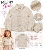 CAMCIA MELBY GIRL 4 ANNI FILO ORO