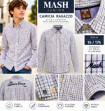 CAMICIA RAGAZZO 15 ANNI 116 CM BY MASH 100 % COTONE - immagine 2