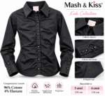 CAMICIA MASH & KISS 96 % COTONE A % ELASTANE – Image 2