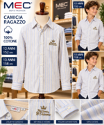 CAMICA MEK RAGAZZO 13 anni, 158 centimetri, camicia 100% cotone. - immagine 2