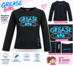 MAGLIETTA GREASE GIRL 95 % COTONE 5 % ELASTAN