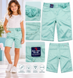 PANTALONCINI RASO VERDE 8 ANNI 128 CM . BY ORIGINAL MARINES